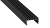 LED Labs LUMINES LED-profil LARGO 2000 mm lakkozott fekete