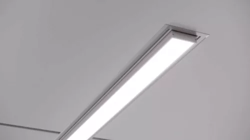 LED Labs LUMINES LED-profil LARGO 2000 mm lakkozott fekete