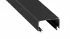 LED Labs LUMINES LED-profil LARGO M2 1000 mm lakkozott fekete