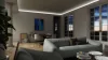 LED Labs LUMINES LED-profil LOGI 2000 mm lakkozott fekete