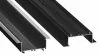 LED Labs LUMINES LED-profil SORGA 2000 mm lakkozott fekete
