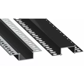 LED Labs LUMINES LED-profil HIRO 1000 mm lakkozott fekete
