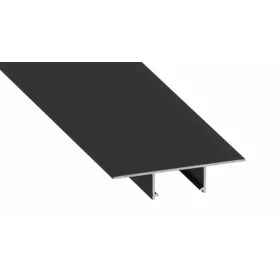 LED Labs LUMINES LED-profil PLATO 2000 mm lakkozott fekete