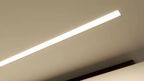 LED Labs LUMINES LED-profil PLATO 2000 mm lakkozott fekete
