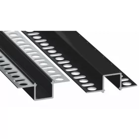 LED Labs LUMINES LED-profil GAUDI 2000 mm lakkozott fekete