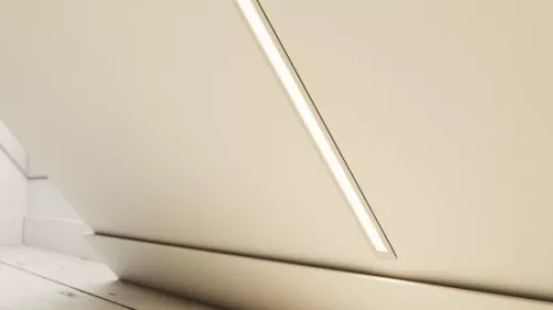 LED Labs LUMINES LED-profil U 1000 mm eloxált ezüst