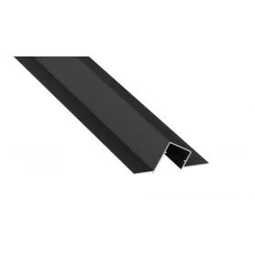 LED Labs LUMINES LED-profil DUO 2000 mm lakkozott fekete