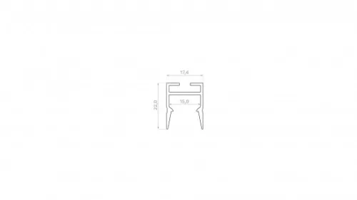 LED Labs LUMINES LED-profil Slimo 2000 mm lakkozott fehér