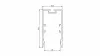 LED Labs LUMINES LED-profil Fixo M1 2000 mm eloxált ezüst