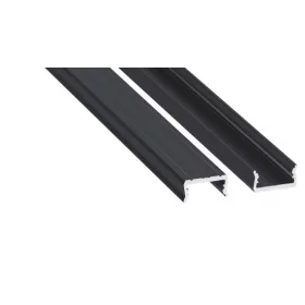   LED Labs LUMINES LED-profil atom 1000 mm szikla-antracit (RAL 7016)