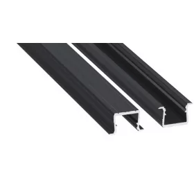   LED Labs LUMINES LED-profil axin 2000 mm szikla-antracit (RAL 7016)