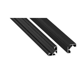 LED Labs LUMINES LED-profil ajar 1000 mm lakkozott fekete
