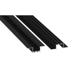 LED Labs LUMINES LED-profil akin 2000 mm eloxált fekete