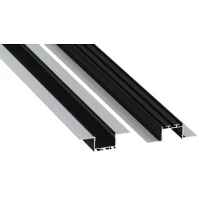 LED Labs LUMINES LED-profil akin 1000 mm lakkozott fekete