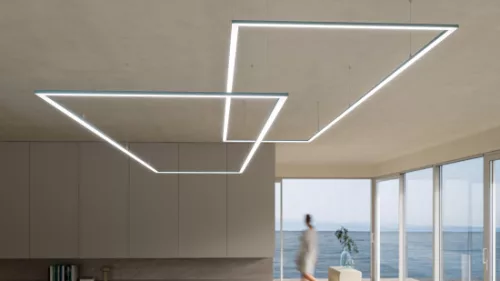 LED Labs LUMINES LED-profil aria 2000 mm eloxált ezüst