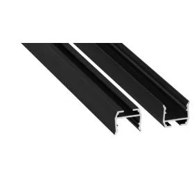 LED Labs LUMINES LED-profil axel 1000 mm lakkozott fekete