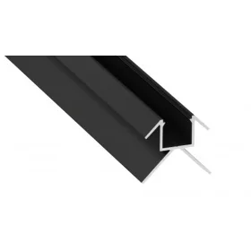 LED Labs LUMINES LED-profil CANTO 2000 mm lakkozott fekete