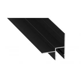 LED Labs LUMINES LED-profil Bruno 1000 mm lakkozott fekete