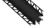 LED Labs LUMINES LED-profil VIGO 2000 mm lakkozott fekete
