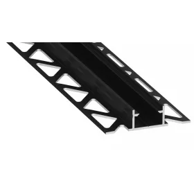 LED Labs LUMINES LED-profil NIPO 1000 mm lakkozott fekete