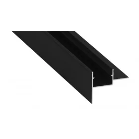 LED Labs LUMINES LED-profil Motta 2000 mm lakkozott fekete