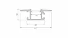 LED Labs LUMINES LED-profil MONO 2000 mm ezüst