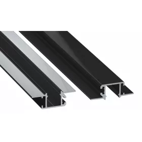 LED Labs LUMINES LED-profil MONO 1000 mm fekete