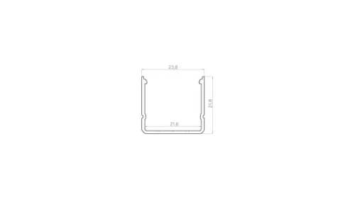 LED Labs LUMINES LED-profil RAI 1000 mm natúr