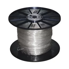 Straight cable 2x0.75 Transparent