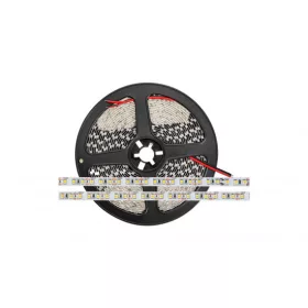   LED-szalag, SMD 3528, 120 LED/m, 12 V, 9,6 W/m, IP65, sárga, kiszerelés (5 méter)