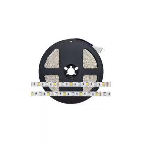   LED-szalag, SMD 5050, 60 LED/m, 12 V, 14,4 W/m, IP20, RGB+meleg fehér, kiszerelés (5 méter)