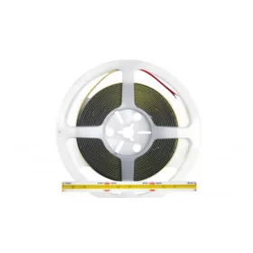   LED-szalag, COB, 1920 LED, 12 V, 10 W/m, IP20, hideg fehér, kiszerelés (5 méter)