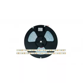   LED-szalag, SMD 2835, 120 LED/m, 12 V, 9,6 W/m, IP20, meleg fehér, kiszerelés (50 méter)