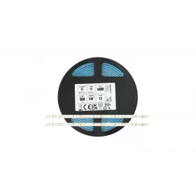   LED-szalag, SMD 2835, 60 LED/m, 12 V, 4,8 W/m, IP65, természetes fehér, kiszerelés (5 méter)