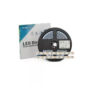   LED-szalag, SMD 2835, 120 LED/m, 24 V, 12 W/m, IP20, meleg fehér, 3 év garancia, kiszerelés (5 méter)