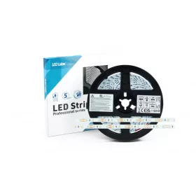   LED-szalag, SMD 2835, 60 LED/m, 12 V, 4,8 W/m, IP20, meleg fehér, 5 év garancia, kiszerelés (5 méter)