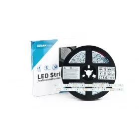   LED-szalag, SMD 2835, 70 LED/m, 24 V, 6 W/m, IP20, meleg fehér, 5 év garancia, kiszerelés (5 méter)