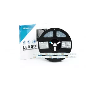   LED-szalag, SMD 2835, 70 LED/m, 24 V, 6 W/m, IP65, hideg fehér, 3 év garancia, kiszerelés (5 méter)