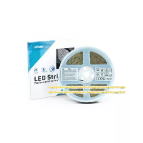   LED-szalag, COB, 2800 LED, 24 V, 12,6 W/m, IP20, Szabályozható színhőmérséklet, 5 év garancia, kiszerelés (5 méter)