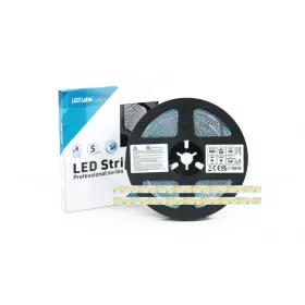   LED-szalag, SMD 2835, 120 LED/m, 24 V, 24 W/m, IP20, hideg fehér, 5 év garancia, kiszerelés (5 méter)