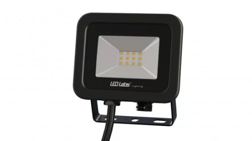 DRAGO LED-reflektor, 90°, IP65, 10 W, Természetes fehér, fekete