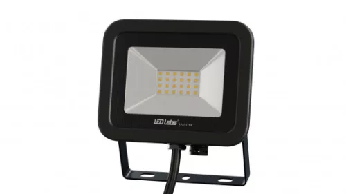 DRAGO LED-reflektor, 90°, IP65, 20 W, Természetes fehér, fekete