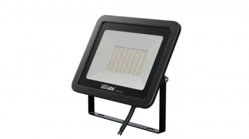 DRAGO LED-reflektor, 90°, IP65, 50 W, Természetes fehér, fekete