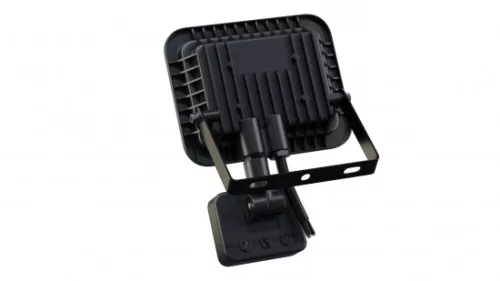 DRAGO mozgásérzékelős LED-reflektor, 90°, IP44, 20 W, Természetes fehér, fekete