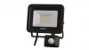 DRAGO mozgásérzékelős LED-reflektor, 90°, IP44, 30 W, Természetes fehér, fekete