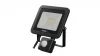 DRAGO mozgásérzékelős LED-reflektor, 90°, IP44, 30 W, Természetes fehér, fekete