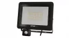 DRAGO mozgásérzékelős LED-reflektor, 90°, IP44, 100 W, Természetes fehér, fekete