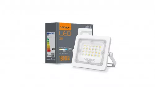 VIDEX LED-reflektor, 90°, IP65, 20 W, Természetes fehér, fehér