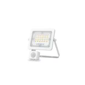   VIDEX mozgásérzékelős LED-reflektor, 90°, IP65, 10 W, Természetes fehér, fehér