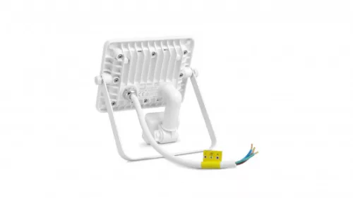 VIDEX mozgásérzékelős LED-reflektor, 90°, IP65, 10 W, Természetes fehér, fehér